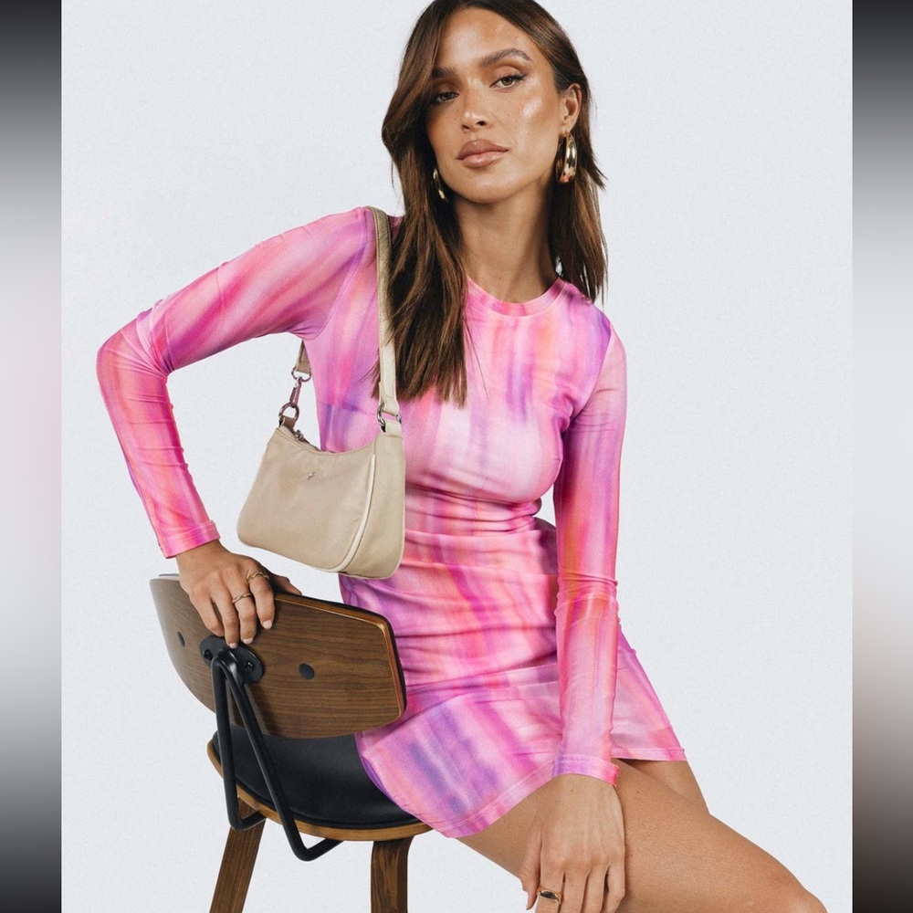 Never worn Princess Polly long sleeve mini dress